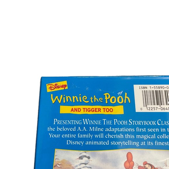 Winnie The Pooh and Tigger Too VHS Tape Sealed 1990s Disney - Picture 3 of 7